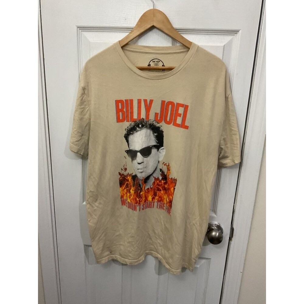 Billy Joel 'We Didn't Start the Fire' Graphic T-Shirt